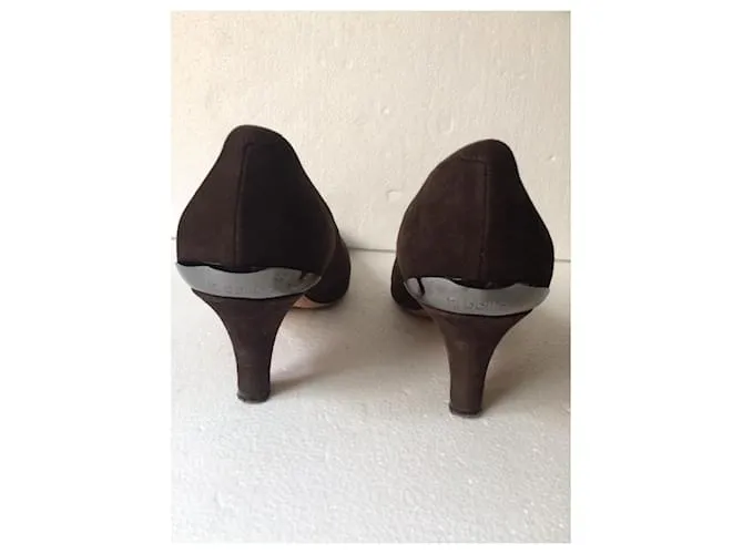 Dark Brown High Heel Shoes