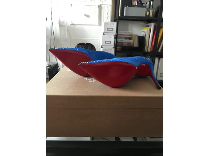 Blue Christian Louboutin Heels