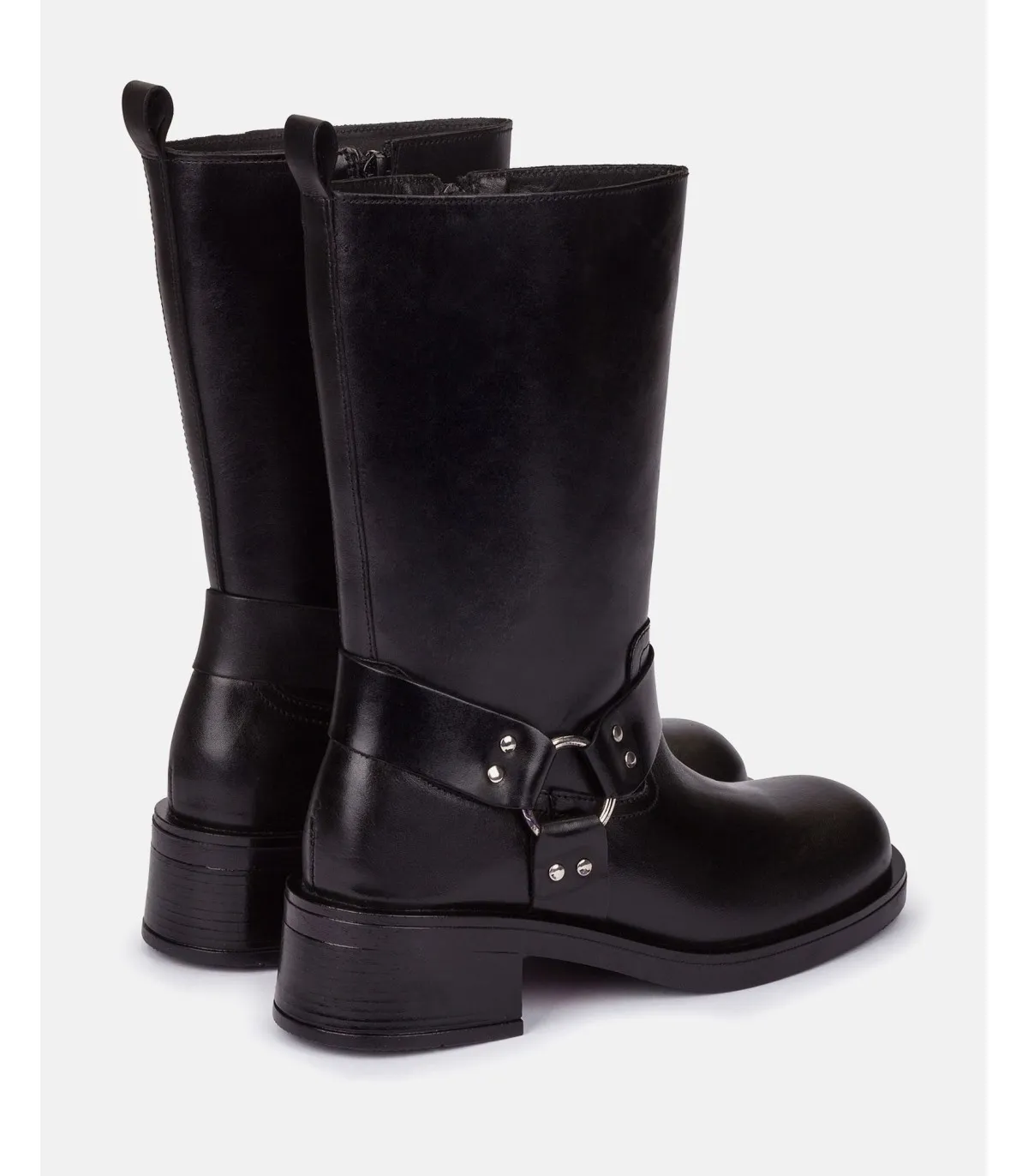 Bota plana negra SPA-003