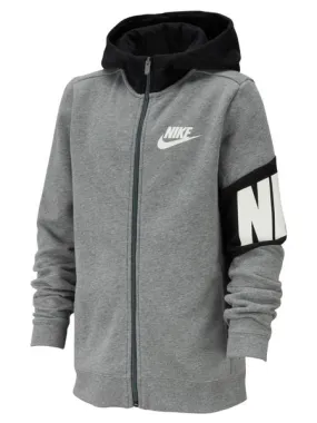 nike amplify gray jacket boy