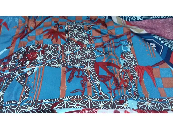 Multicolor Silk Hermès Scarf