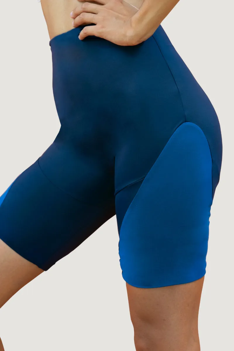 Portland Pants - Sapphire Biker Shorts

