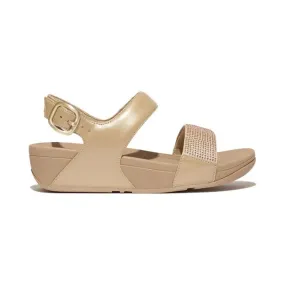 Platino Crystal Embellished Back-Strap Sandals