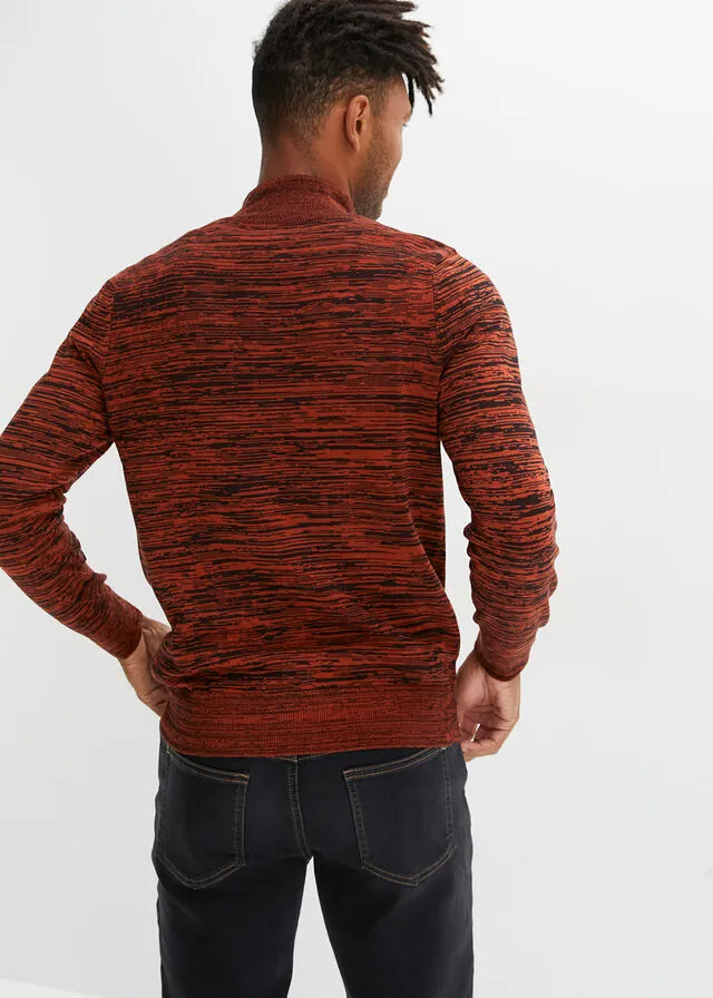 Speckled black rust jersey